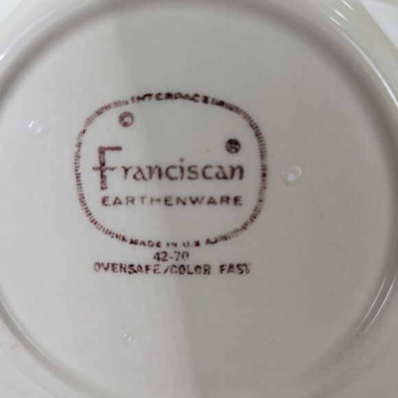 Franciscan Desert Rose Ovensafe Tea Cup 5.5" Saucer 4-Piece Set - Picture 3 of 3